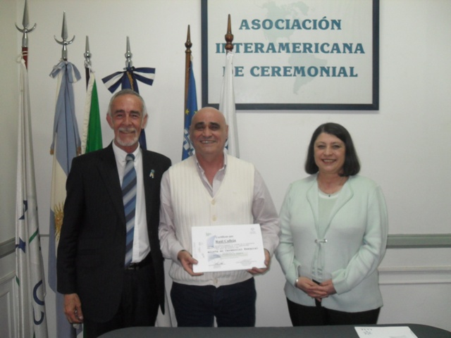 Especialización en Ceremonial - Año 2012 - Ricardo Péculo